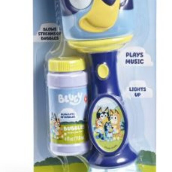 Bluey Little Kids Inc. Bluey Light & Sound Bubble Wand New - Picture 3 of 3